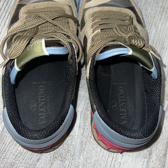Valentino Rockrunner Camo Sneakers Size 6.5! - Picture 5 of 9